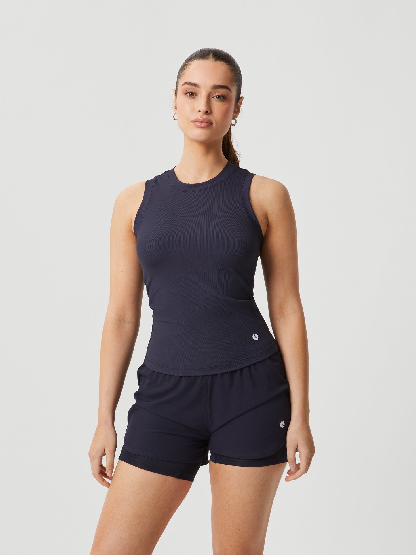 Ace Rib Tank Pocket Women Navy