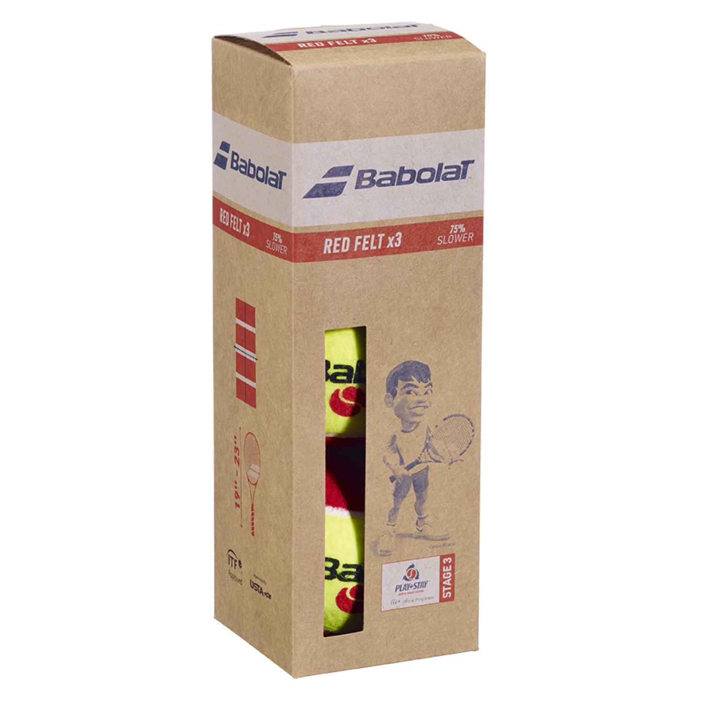 Babolat Red Felt 3B Papierbox