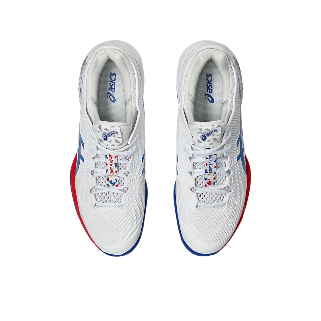 Court FF Novak Clay White/Asics Blue