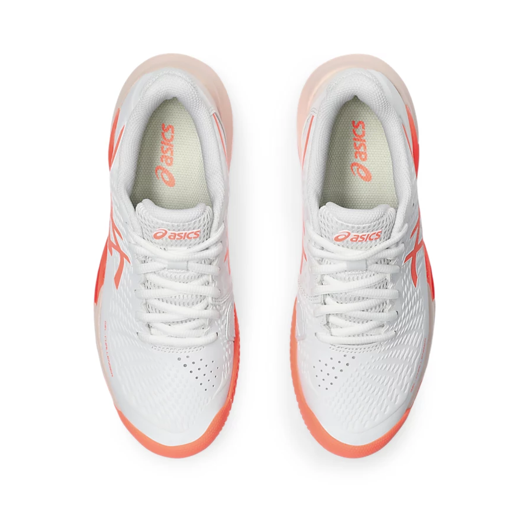 Gel-Challenger 14 Clay Women White/Sun Coral