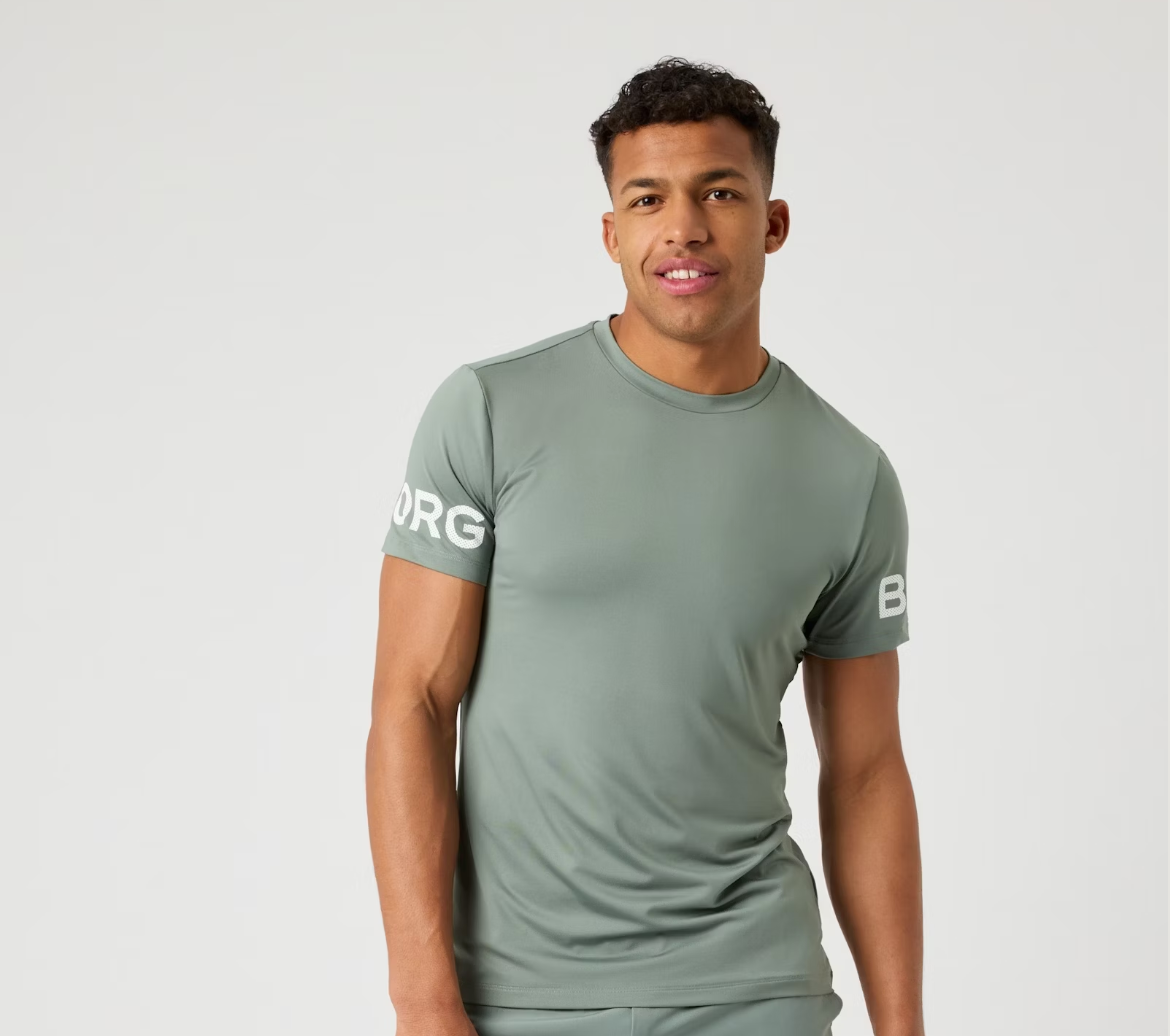 Borg T-Shirt Men Agave Green