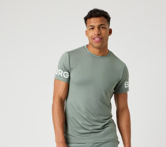 Borg T-Shirt Men Agave Green