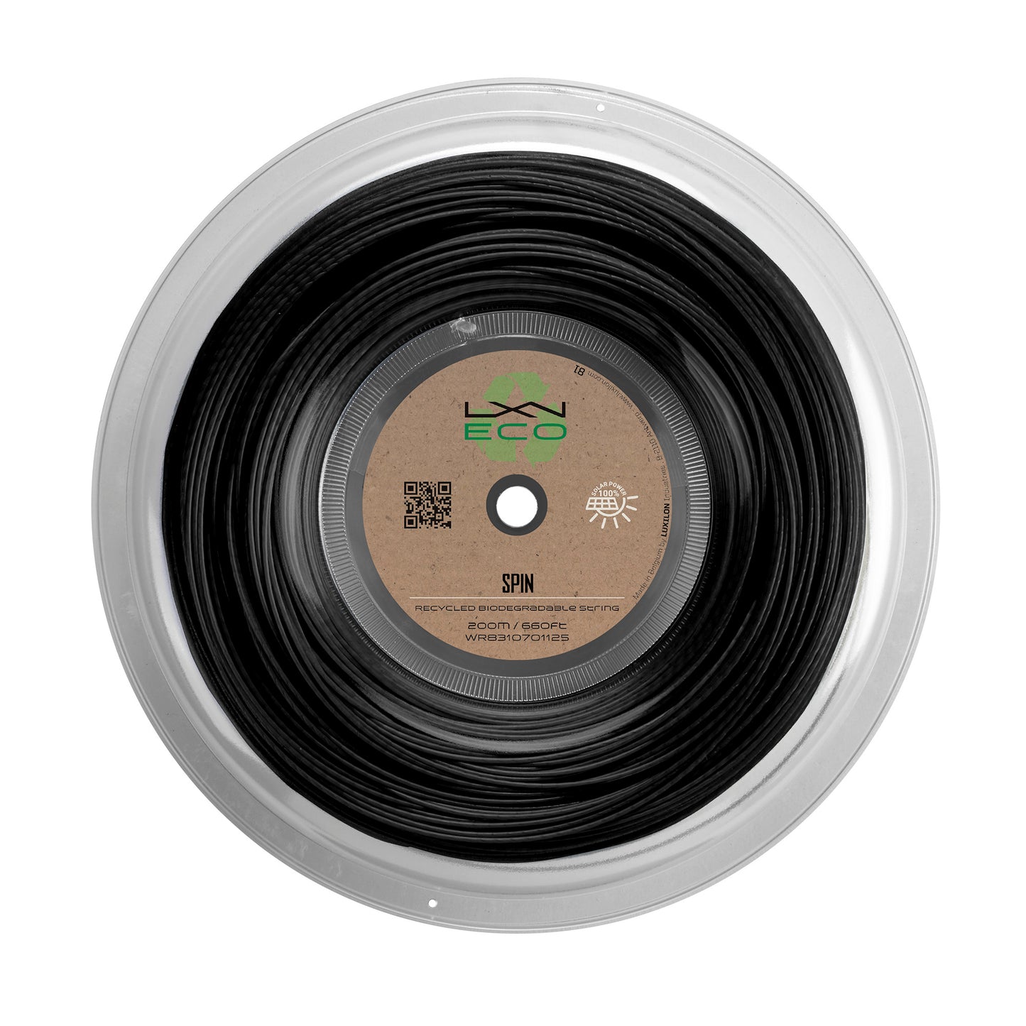 Eco Spin 17 g/1.25 mm 200m Rolle Schwarz