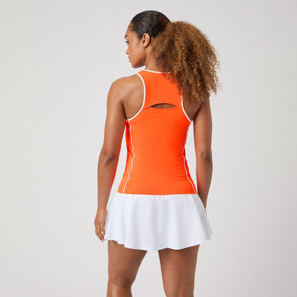 Ace V-Neck Tank Top Shocking Orange