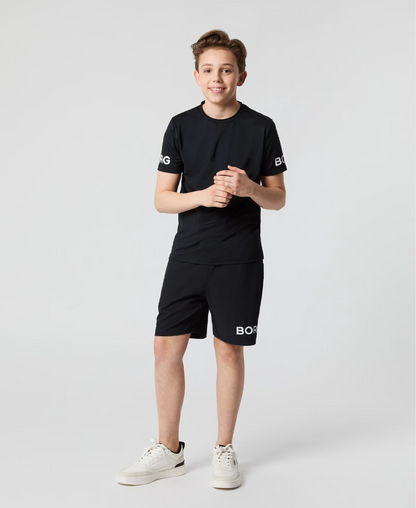 Borg Shorts Kids Schwarz