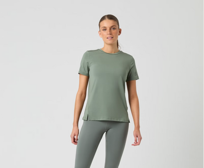 Borg T-Shirt Women Agave Green
